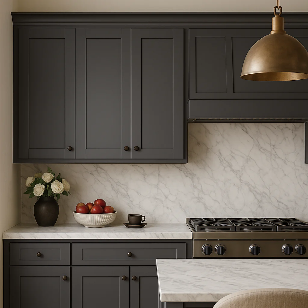 MILL'S PRIDE Richmond Venetian Onyx Shaker Wall Kitchen Cabinet - Ready to Assemble - Image 3