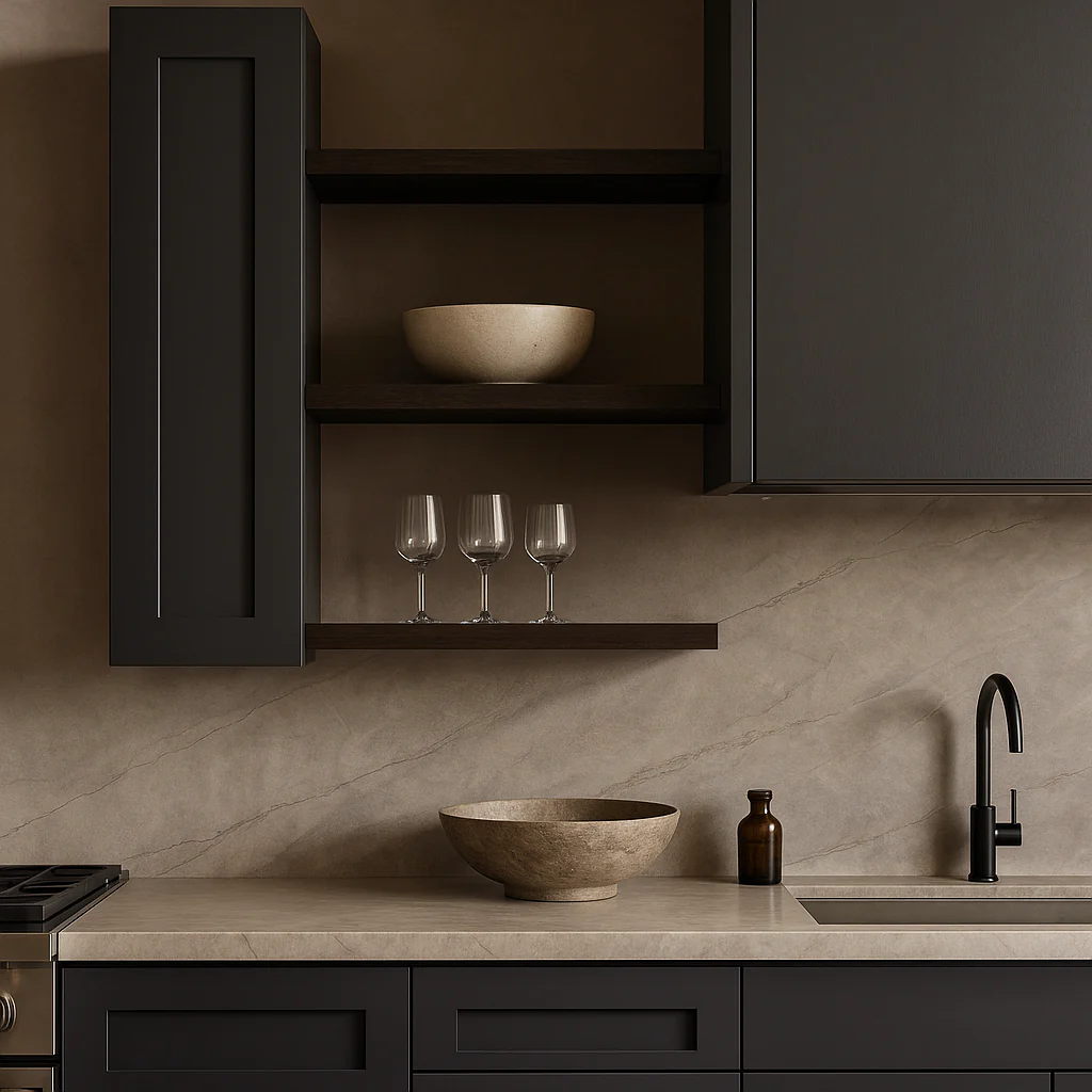 MILL'S PRIDE Richmond Venetian Onyx Shaker Wall Kitchen Cabinet, Soft Close, 9x12x36 - Image 2