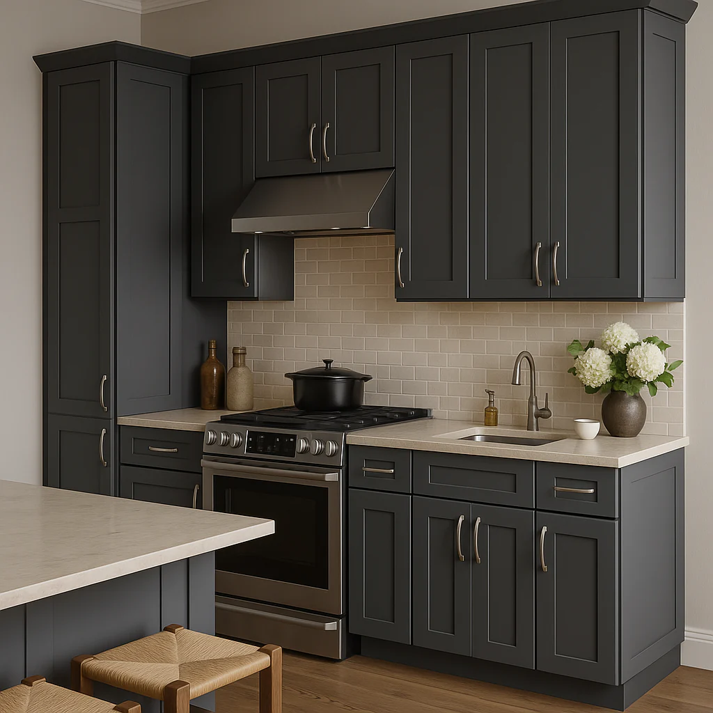 MILL'S PRIDE Richmond Venetian Onyx Shaker Wall Kitchen Cabinet - Soft Close, Ready to Assemble - Image 4