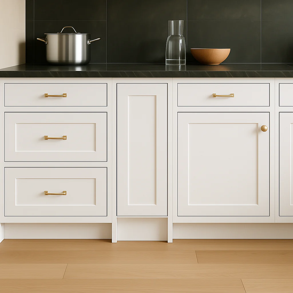 MILL'S PRIDE Richmond Verona White Plywood Shaker Ready to Assemble Base Kitchen Cabinet, Soft Close, 9 in W x 24 in D x 34.5 in H - Image 4