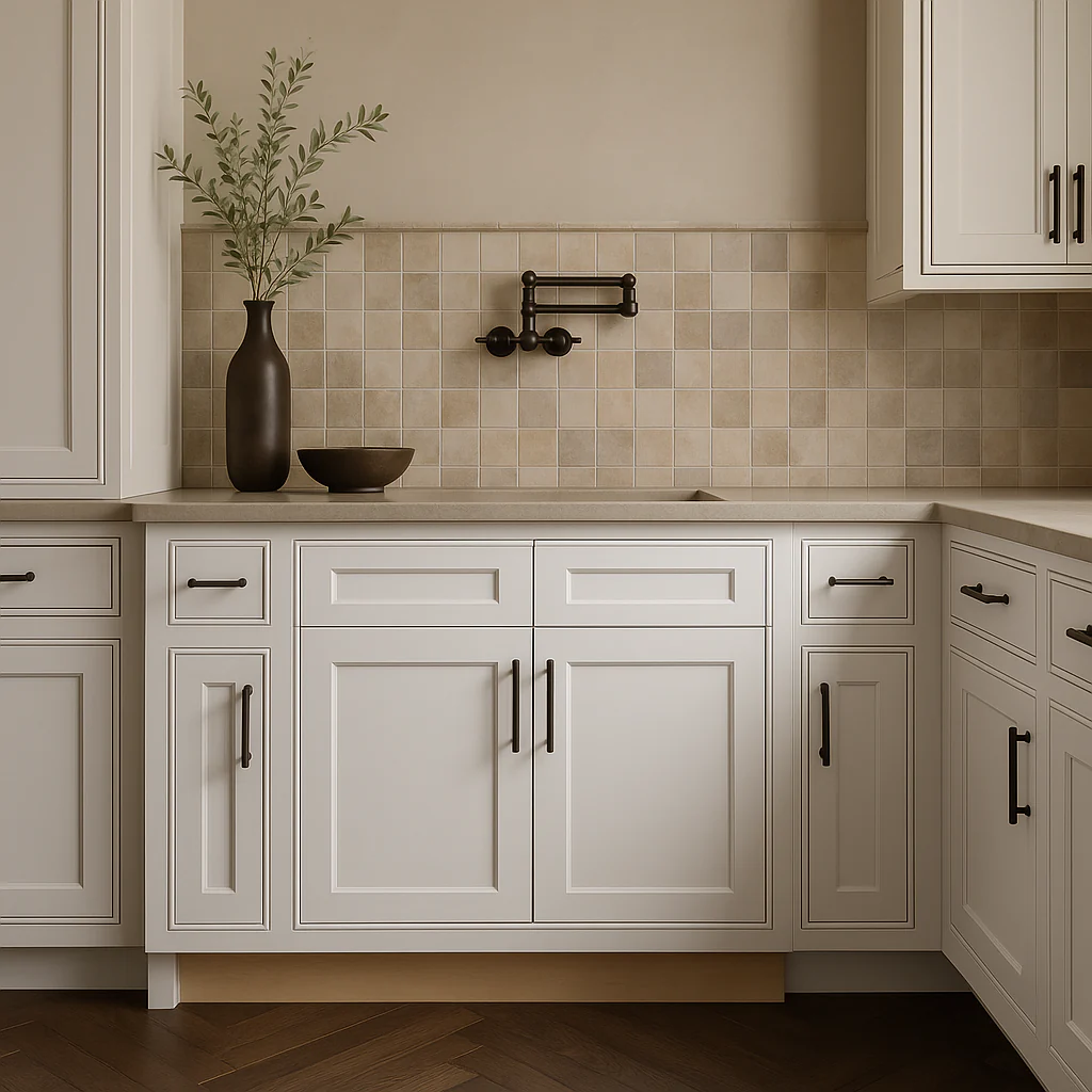 MILL'S PRIDE Richmond Verona White Plywood Shaker Sink Base Cabinet, 36 in W x 24 in D x 34.5 in H - Image 4