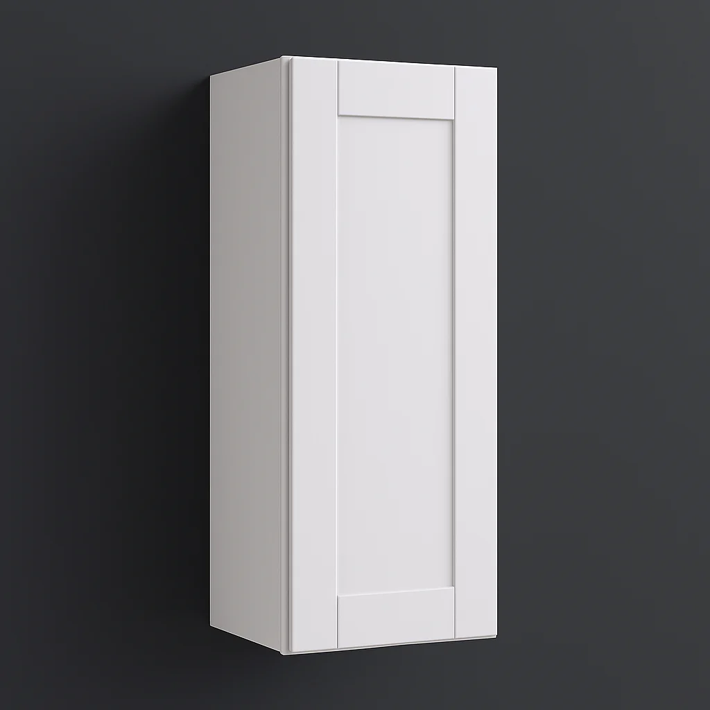 MILL'S PRIDE Richmond Verona White Plywood Shaker Wall Kitchen Cabinet - 12 in W x 12 in D x 36 in H