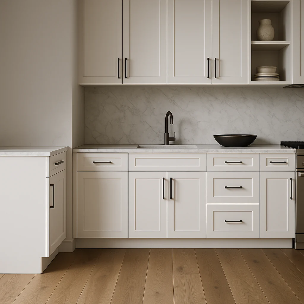 MILL'S PRIDE Richmond Verona White Shaker Base Kitchen Cabinet - 15 in W x 24 in D x 34.5 in H - Image 4