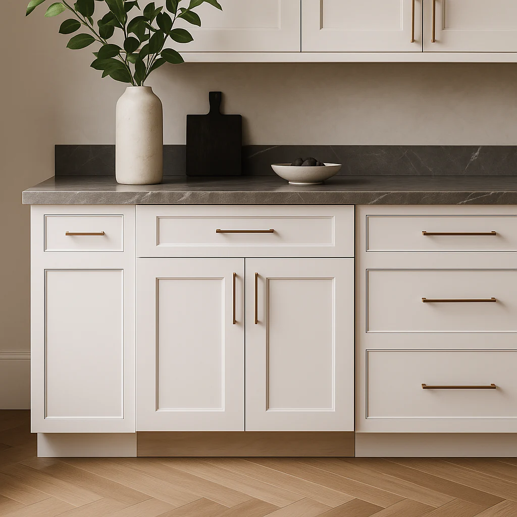 MILL'S PRIDE Richmond Verona White Shaker Base Kitchen Cabinet - 30 in W x 24 in D x 34.5 in H - Image 2