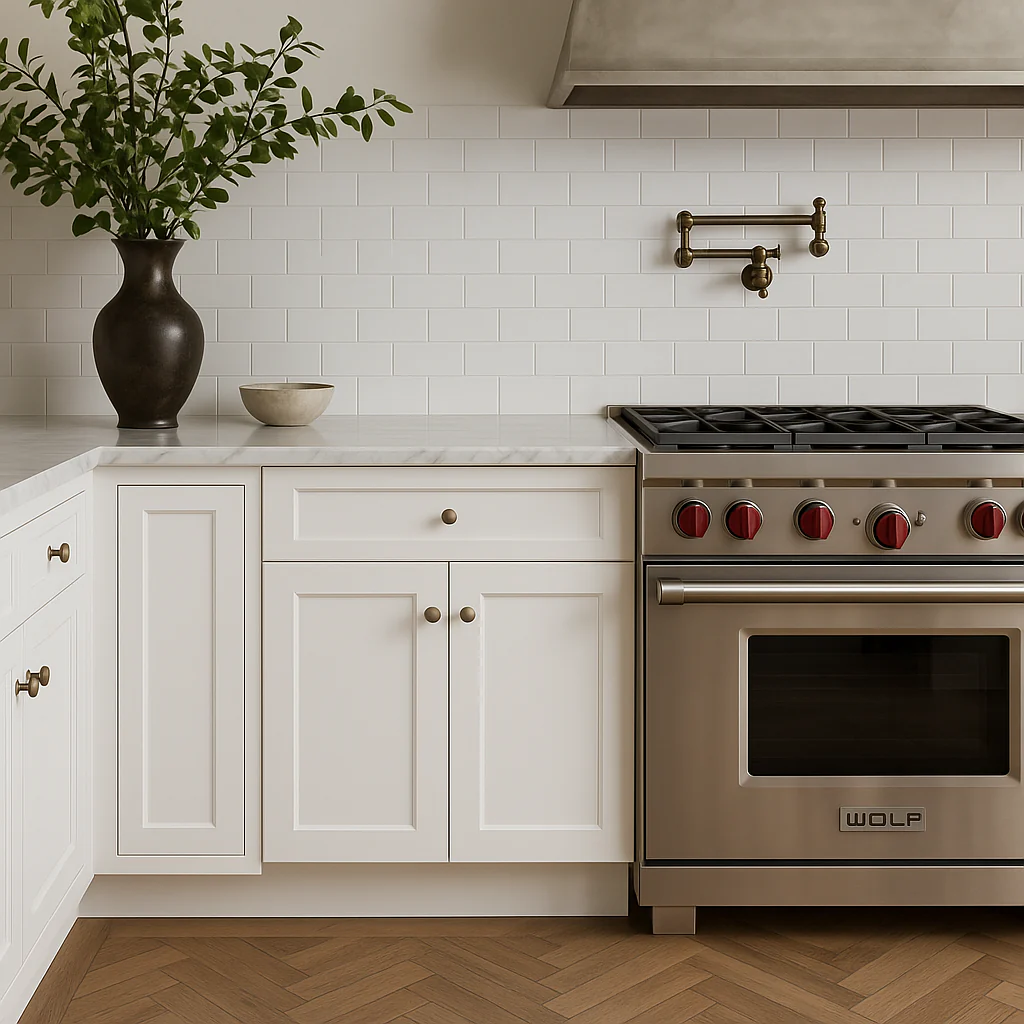 MILL'S PRIDE Richmond Verona White Shaker Base Kitchen Cabinet - 30 in W x 24 in D x 34.5 in H - Image 3
