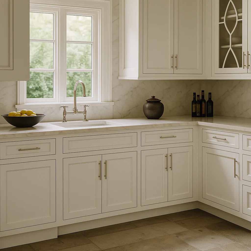 MILL'S PRIDE Richmond Verona White Shaker Base Kitchen Cabinet - 30 in W x 24 in D x 34.5 in H - Image 4