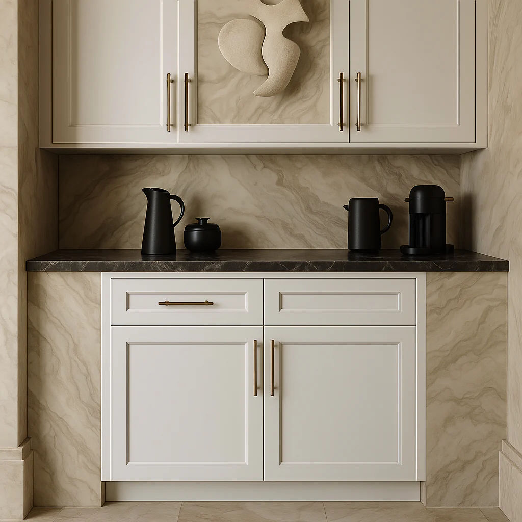 MILL'S PRIDE Richmond Verona White Shaker Base Kitchen Cabinet - 36 in W x 24 in D x 34.5 in H - Image 3