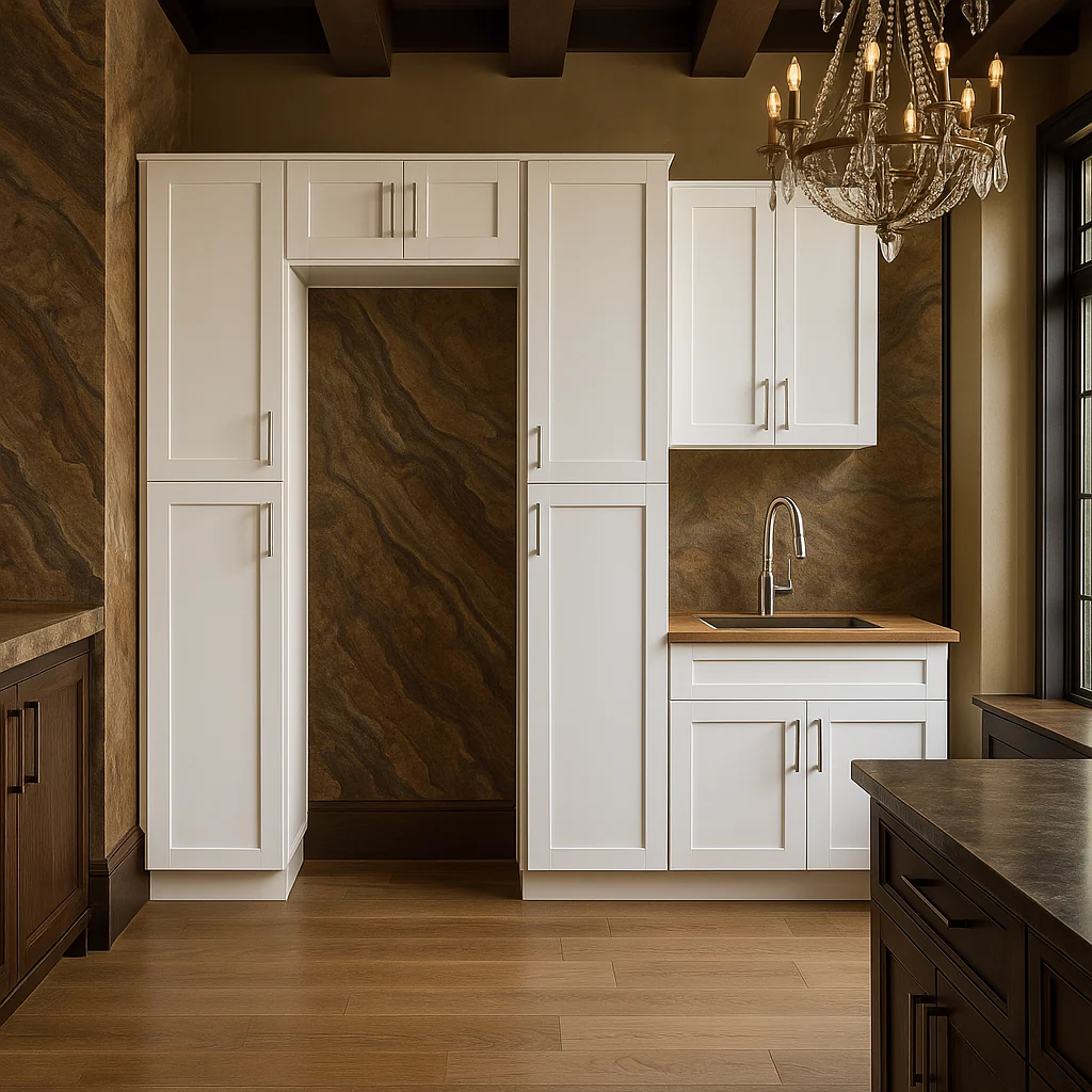 MILL'S PRIDE Richmond Verona White Shaker Ready to Assemble Base Kitchen Cabinet Set - Image 4