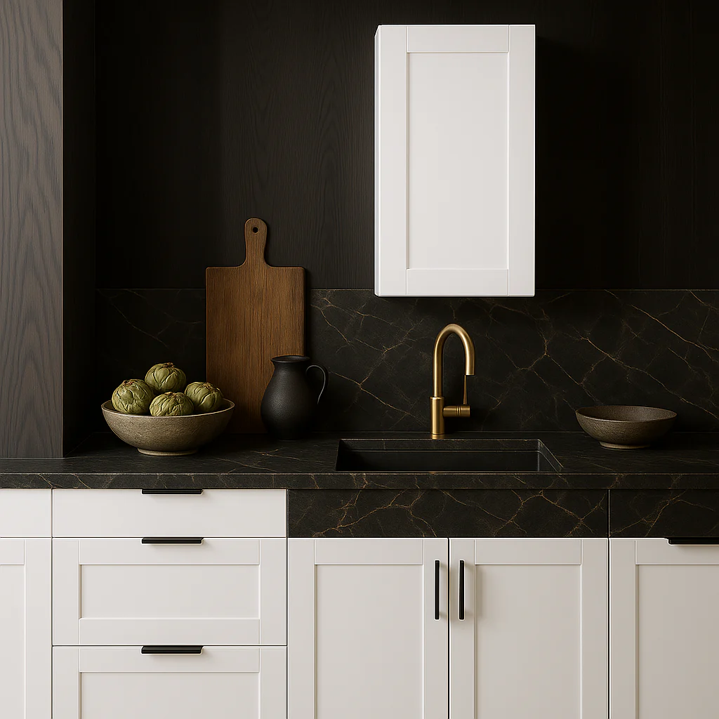 MILL'S PRIDE Richmond Verona White Shaker Wall Kitchen Cabinet - 15 in W x 12 in D x 36 in H - Image 2