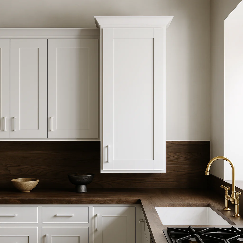 MILL'S PRIDE Richmond Verona White Shaker Wall Kitchen Cabinet - 15 in W x 12 in D x 36 in H - Image 4