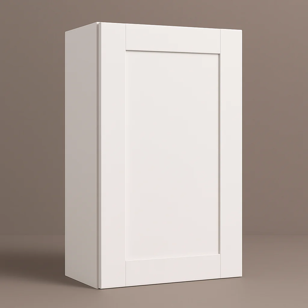 MILL'S PRIDE Richmond Verona White Shaker Wall Kitchen Cabinet - 15 in W x 12 in D x 42 in H