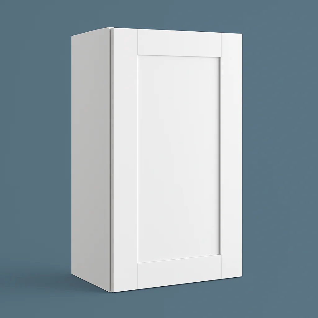 MILL'S PRIDE Richmond Verona White Shaker Wall Kitchen Cabinet - 18 in W x 12 in D x 36 in H