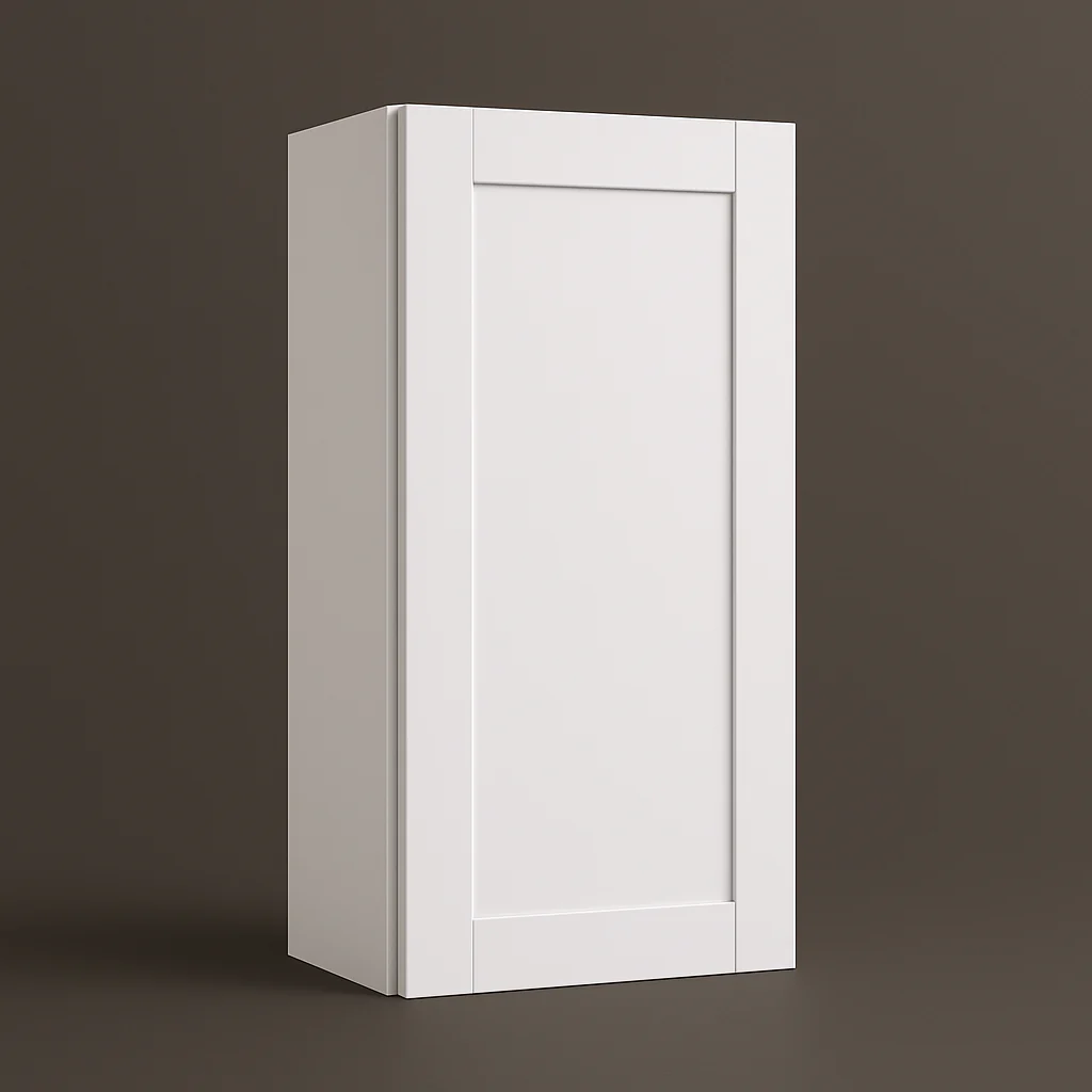 MILL'S PRIDE Richmond Verona White Shaker Wall Kitchen Cabinet - 21 in W x 12 in D x 36 in H