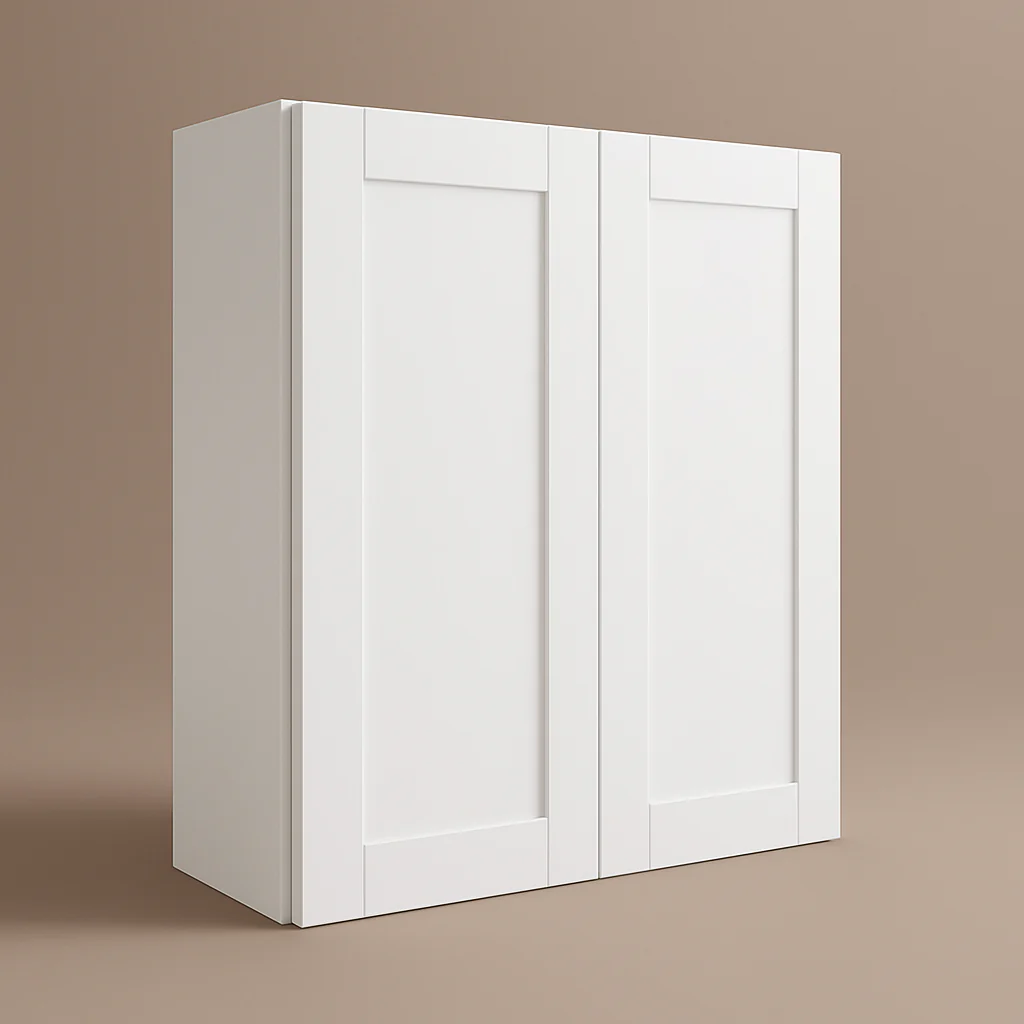 MILL'S PRIDE Richmond Verona White Shaker Wall Kitchen Cabinet - 30 in W x 12 in D x 36 in H