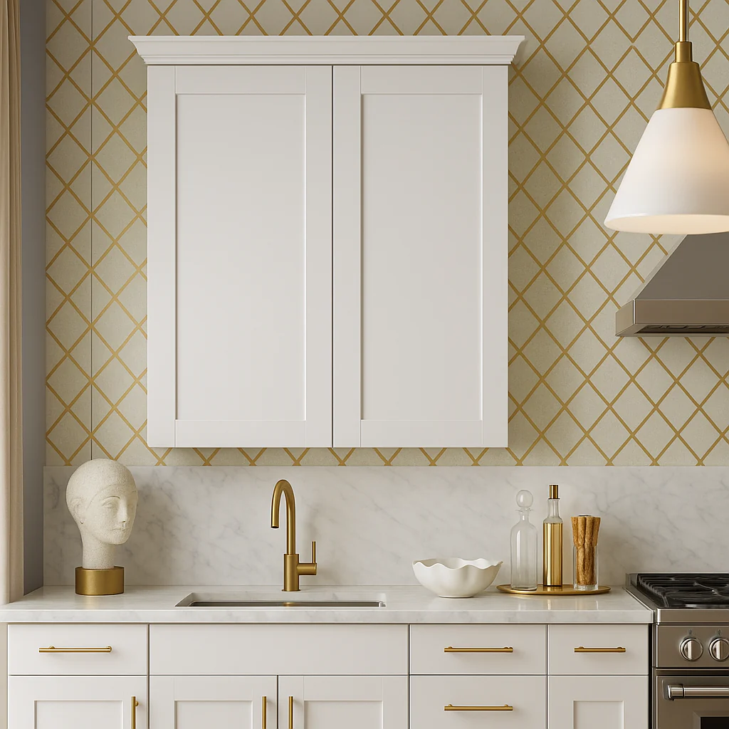 MILL'S PRIDE Richmond Verona White Shaker Wall Kitchen Cabinet - 36 in W x 12 in D x 36 in H - Image 4