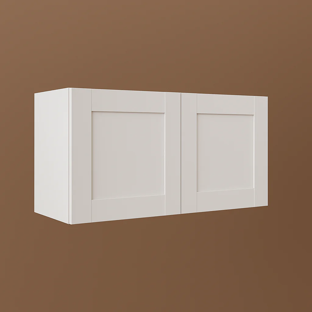 MILL'S PRIDE Richmond Verona White Shaker Wall Kitchen Cabinet - 36" W x 12" D x 24" H