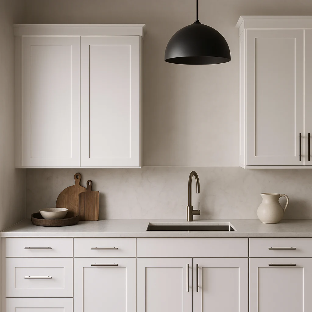 MILL'S PRIDE Richmond Verona White Shaker Wall Kitchen Cabinet - 36" W x 12" D x 42" H - Image 3