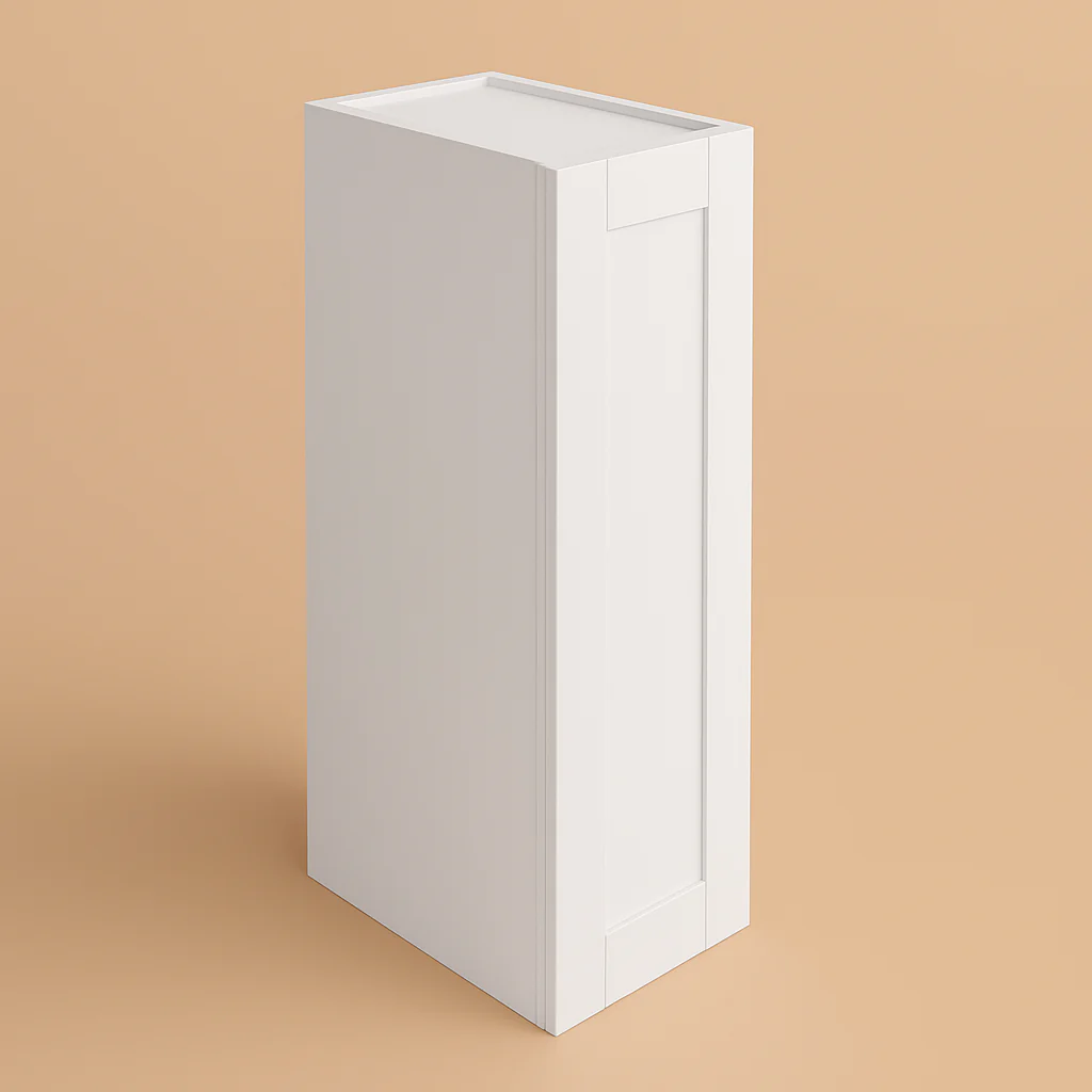 MILL'S PRIDE Richmond Verona White Shaker Wall Kitchen Cabinet - 9 in W x 12 in D x 42 in H