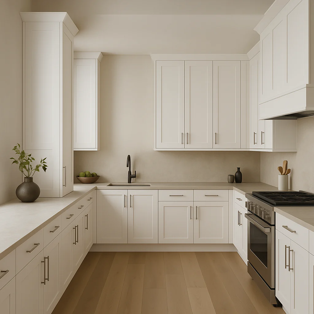 MILL'S PRIDE Richmond Verona White Shaker Wall Kitchen Cabinet - 9 in W x 12 in D x 42 in H - Image 4