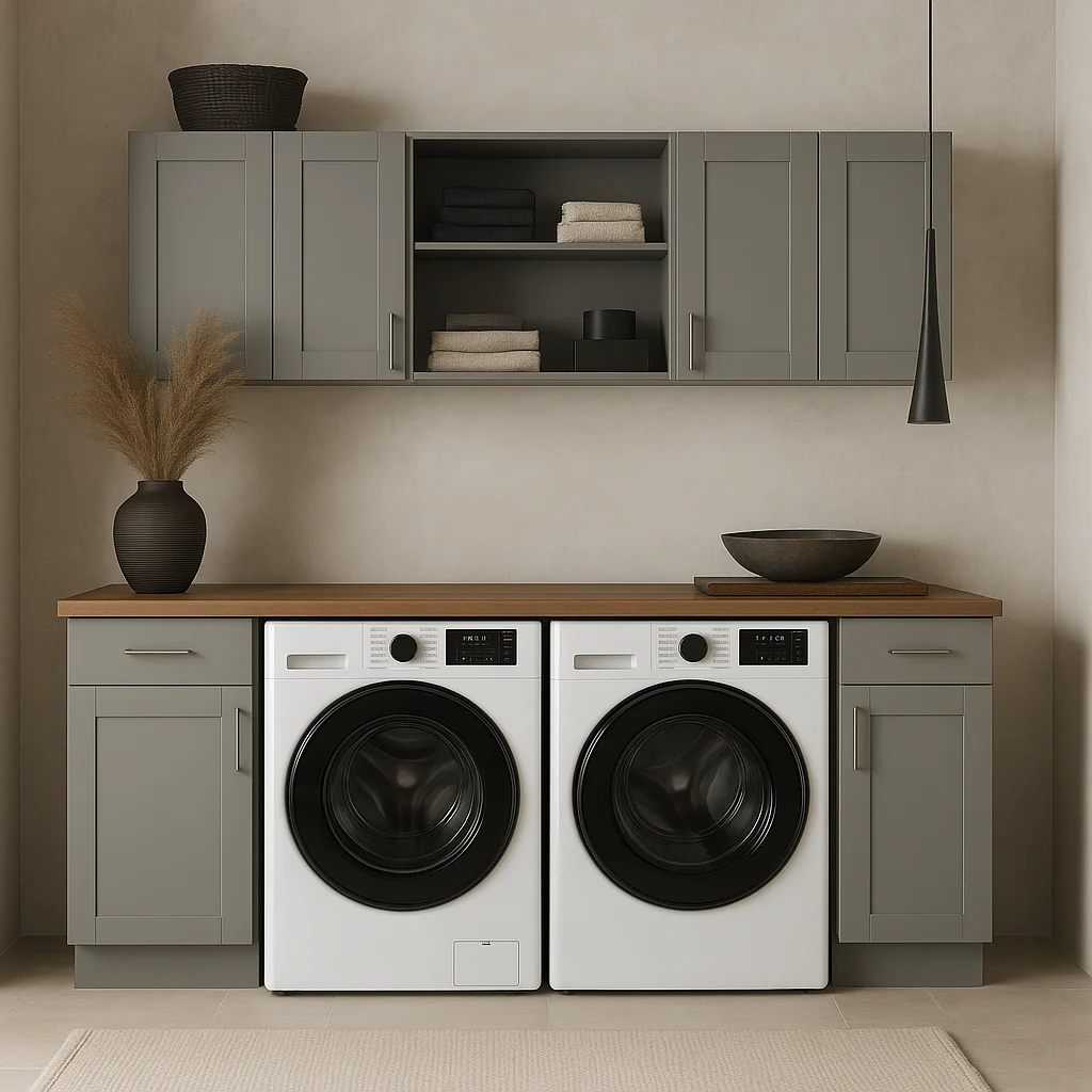 MILL'S PRIDE Richmond Vesuvius Gray Kitchen Cabinet Set - Ready to Assemble - Image 2