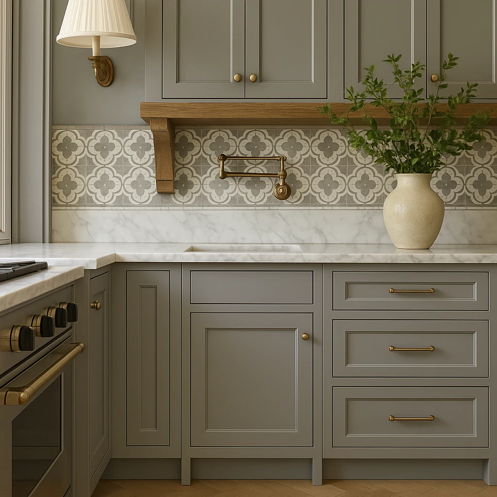 MILL'S PRIDE Richmond Vesuvius Gray Plywood Shaker Ready-to-Assemble Base Kitchen Cabinet with Soft Close - 9 in W x 24 in D x 34.5 in H - Image 4