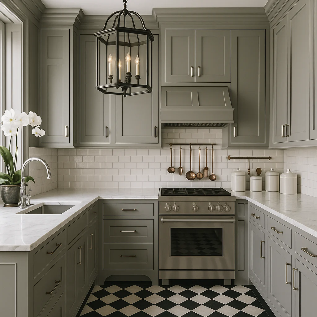 MILL'S PRIDE Richmond Vesuvius Gray Plywood Shaker Wall Kitchen Cabinet - Image 3