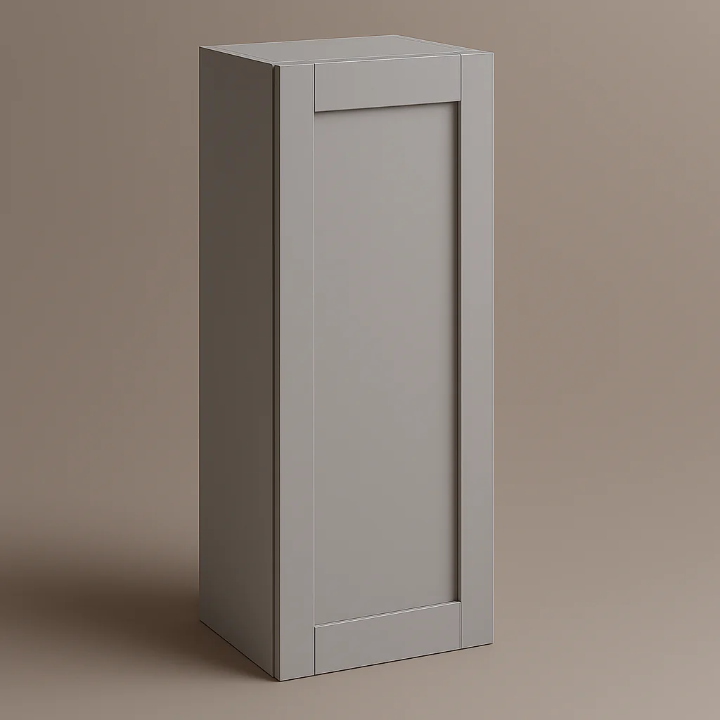 MILL'S PRIDE Richmond Vesuvius Gray Plywood Shaker Wall Kitchen Cabinet