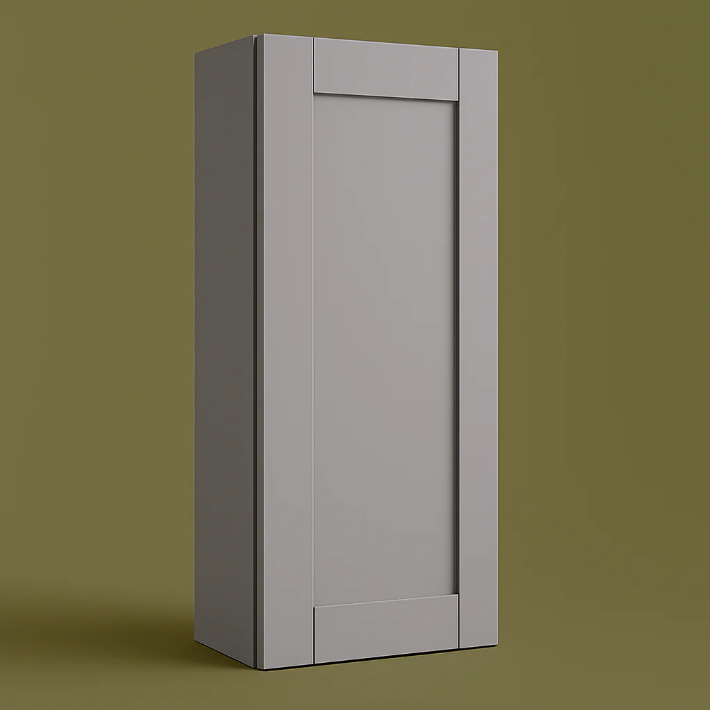 MILL'S PRIDE Richmond Vesuvius Gray Plywood Shaker Wall Kitchen Cabinet