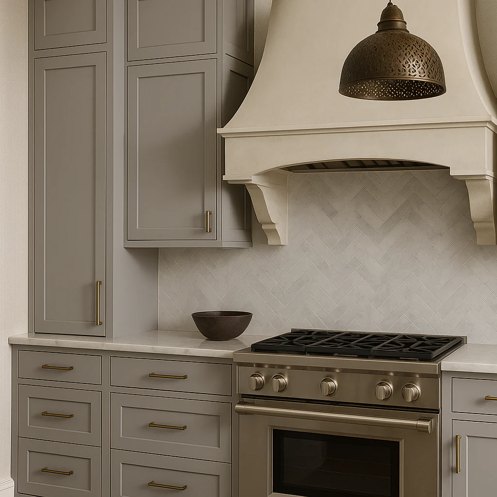 MILL'S PRIDE Richmond Vesuvius Gray Plywood Shaker Wall Kitchen Cabinet - Image 3