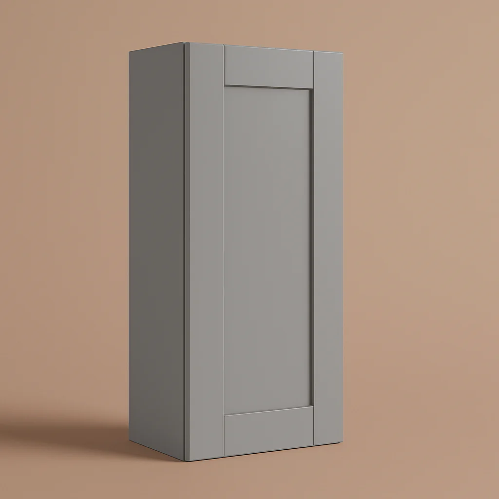 MILL'S PRIDE Richmond Vesuvius Gray Plywood Shaker Wall Kitchen Cabinet