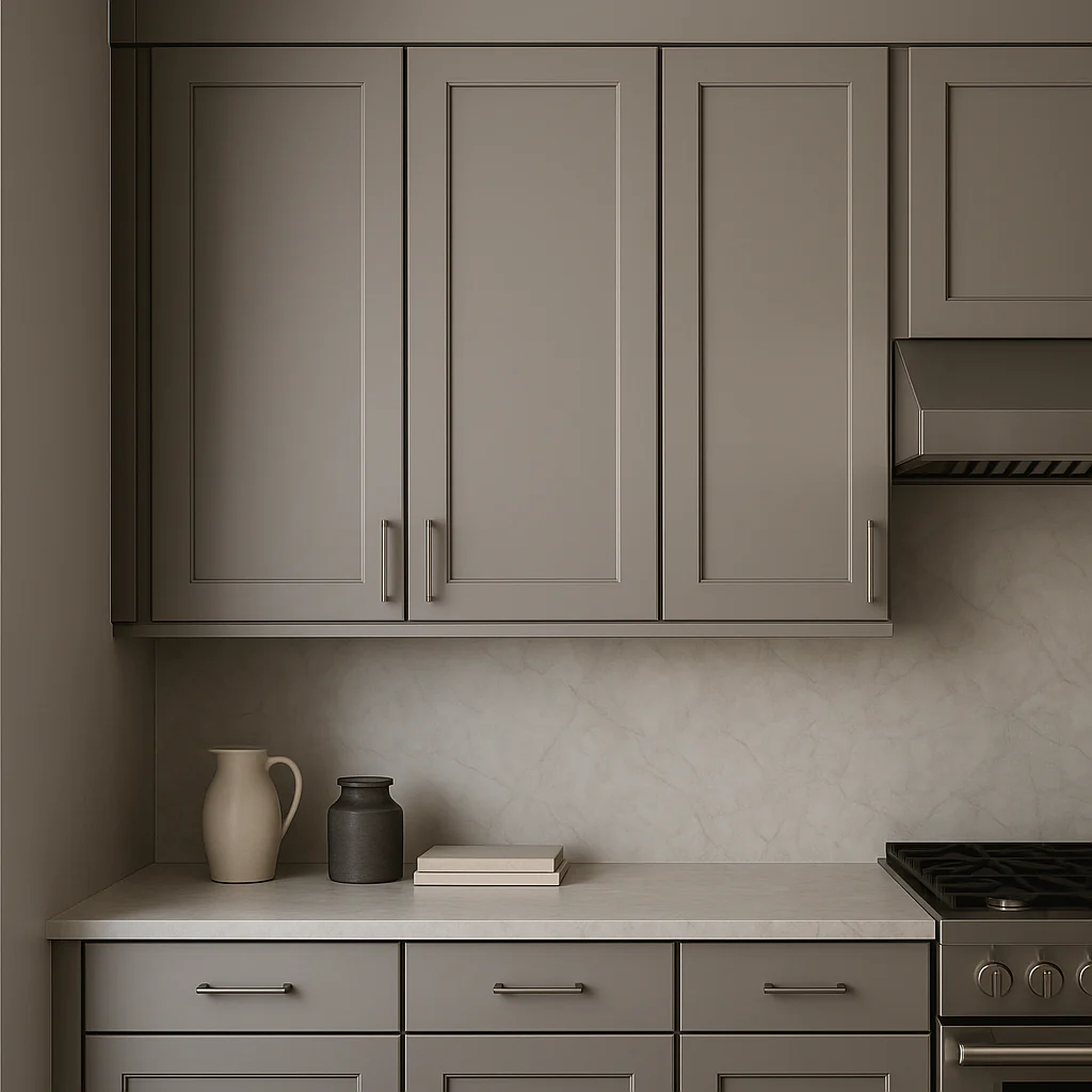 MILL'S PRIDE Richmond Vesuvius Gray Plywood Shaker Wall Kitchen Cabinet - Image 3