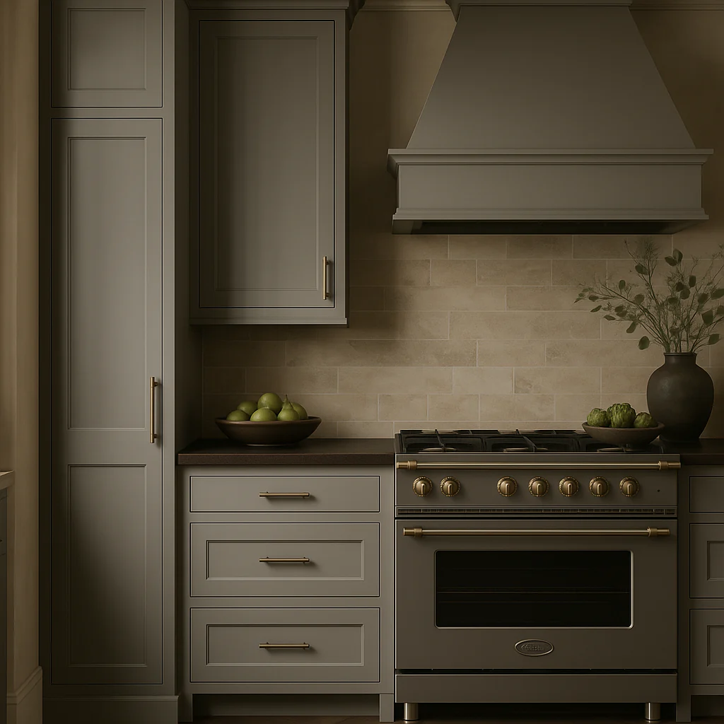 MILL'S PRIDE Richmond Vesuvius Gray Plywood Shaker Wall Kitchen Cabinet - Image 4