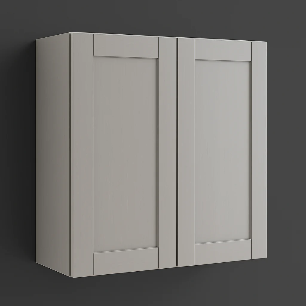 MILL'S PRIDE Richmond Vesuvius Gray Plywood Shaker Wall Kitchen Cabinet - 36x12x30