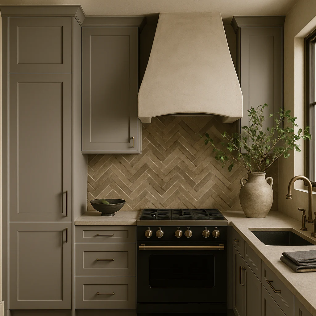 MILL'S PRIDE Richmond Vesuvius Gray Plywood Shaker Wall Kitchen Cabinet - Image 4