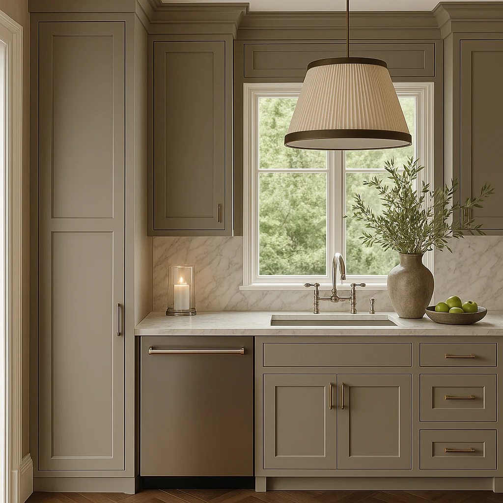 MILL'S PRIDE Richmond Vesuvius Gray Plywood Shaker Wall Kitchen Cabinet - Image 4