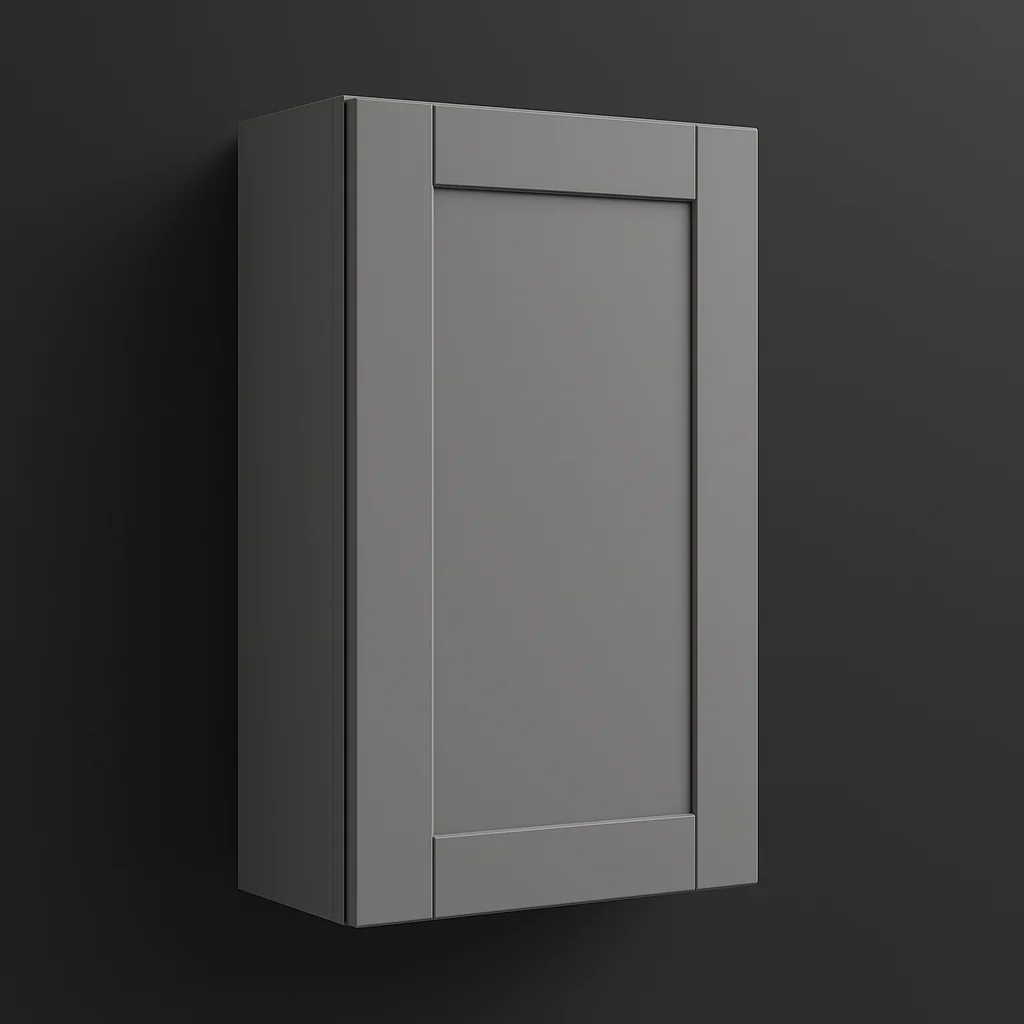 MILL'S PRIDE Richmond Vesuvius Gray Plywood Shaker Wall Kitchen Cabinet