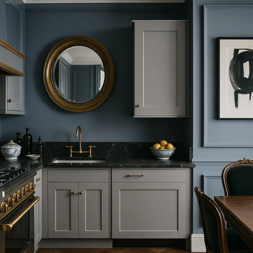 MILL'S PRIDE Richmond Vesuvius Gray Plywood Shaker Wall Kitchen Cabinet - Image 4
