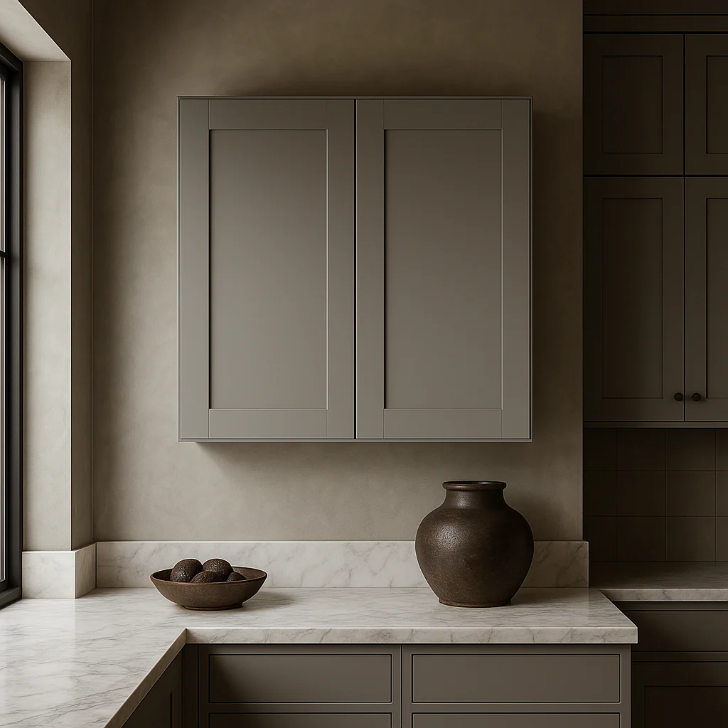 MILL'S PRIDE Richmond Vesuvius Gray Plywood Shaker Wall Kitchen Cabinet - Ready to Assemble - Image 2