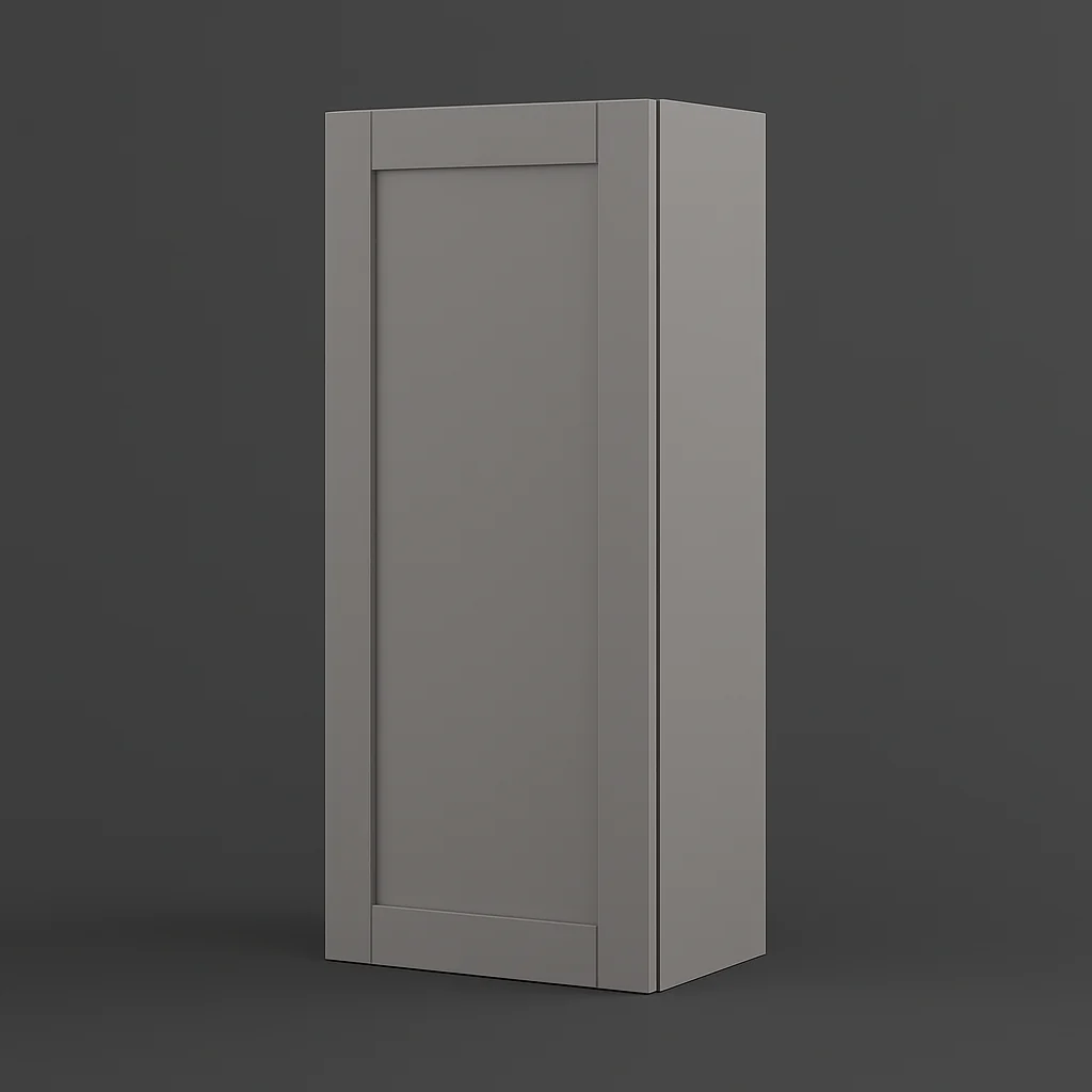 MILL'S PRIDE Richmond Vesuvius Gray Plywood Shaker Wall Kitchen Cabinet - Ready to Assemble