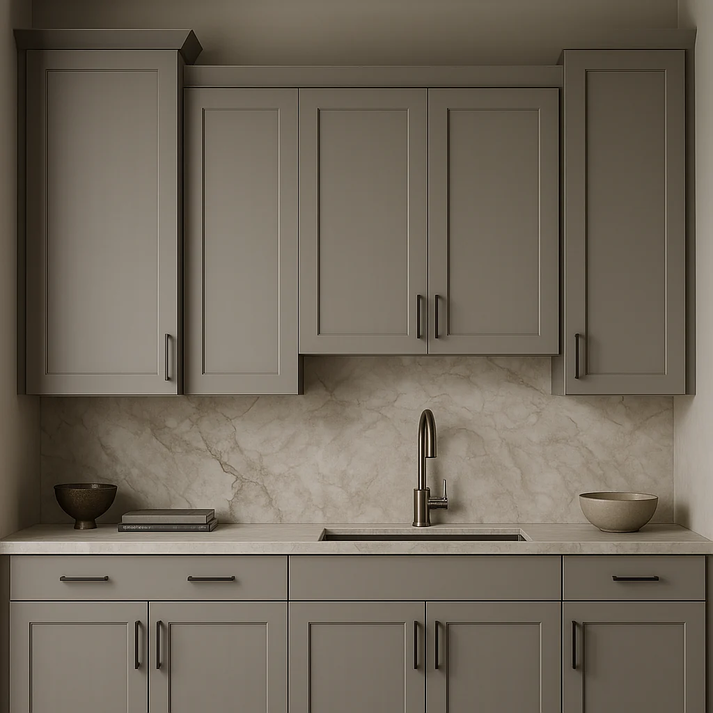 MILL'S PRIDE Richmond Vesuvius Gray Plywood Shaker Wall Kitchen Cabinet - Ready to Assemble - Image 2