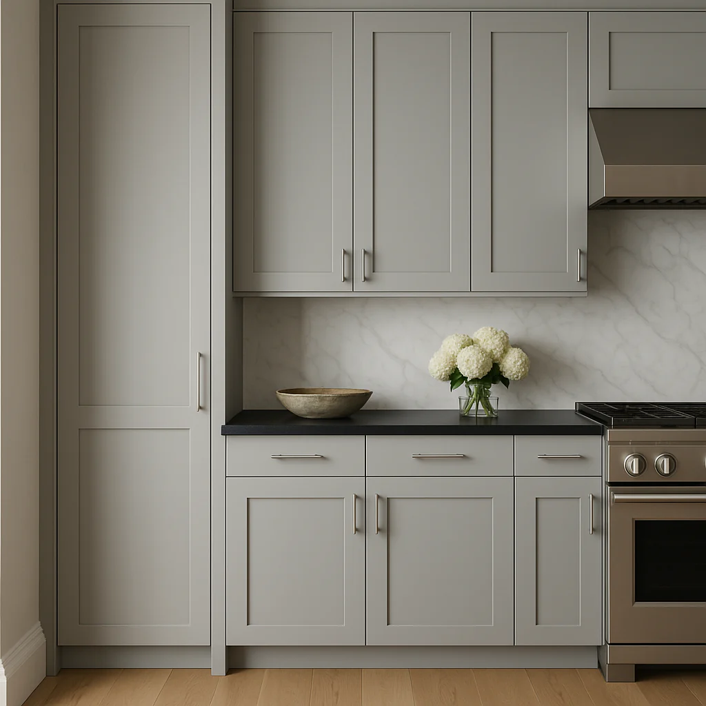 MILL'S PRIDE Richmond Vesuvius Gray Plywood Shaker Wall Kitchen Cabinet - Ready to Assemble - Image 3