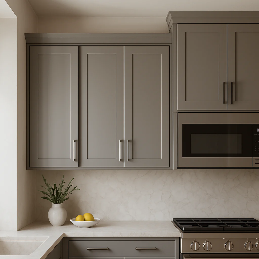 MILL'S PRIDE Richmond Vesuvius Gray Plywood Shaker Wall Kitchen Cabinet - Ready to Assemble - Image 4