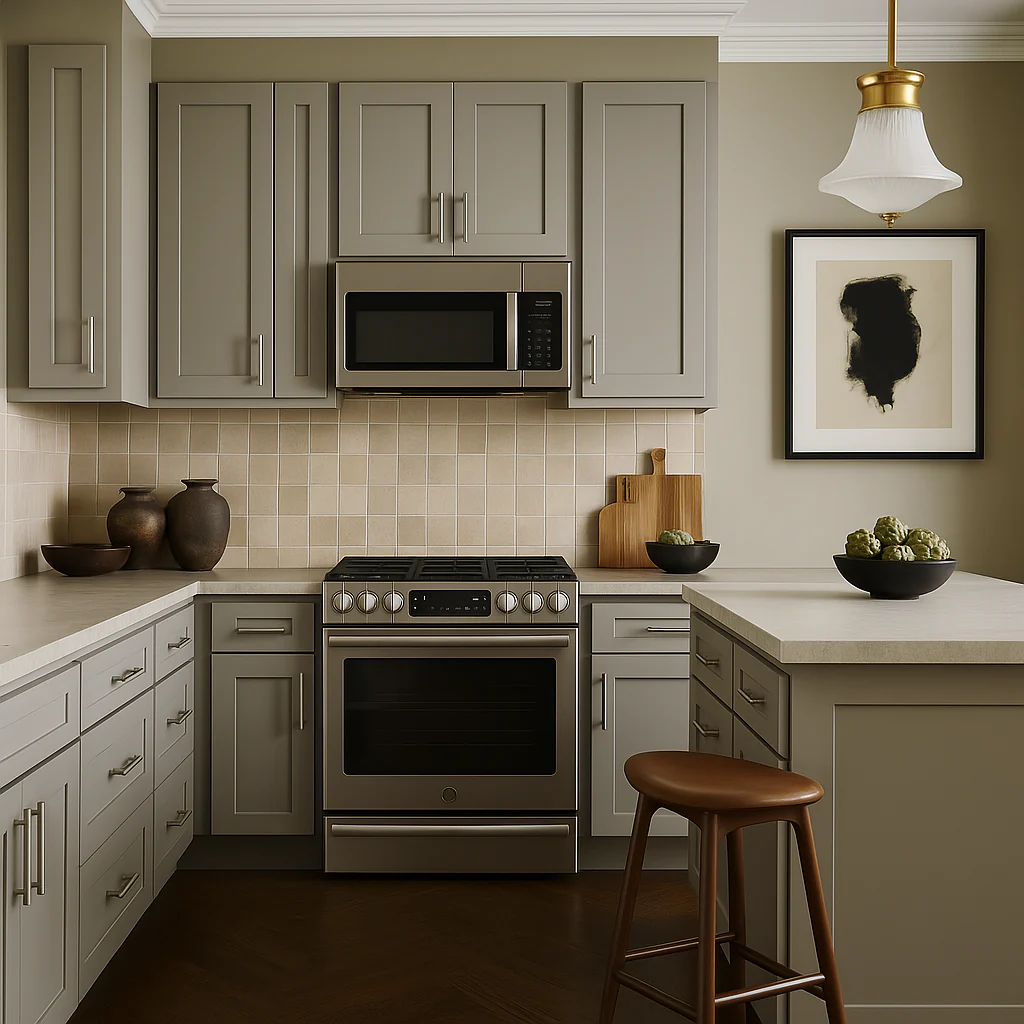 MILL'S PRIDE Richmond Vesuvius Gray Plywood Shaker Wall Kitchen Cabinet - Soft Close, Ready to Assemble - Image 4