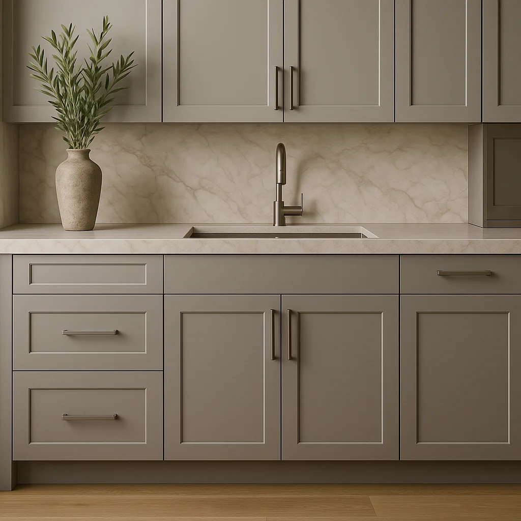 MILL'S PRIDE Richmond Vesuvius Gray Shaker Kitchen Cabinet - Ready to Assemble - Image 4