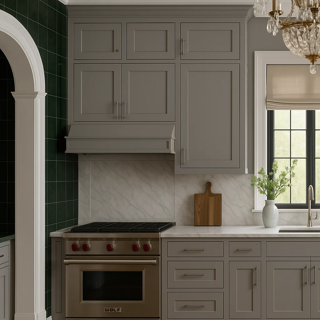 MILL'S PRIDE Richmond Vesuvius Gray Wall Kitchen Cabinet - Ready to Assemble - Image 3