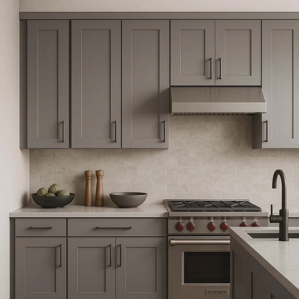 MILL'S PRIDE Richmond Vesuvius Gray Wall Kitchen Cabinet - Ready to Assemble, Soft Close, 9x12x36 - Image 4