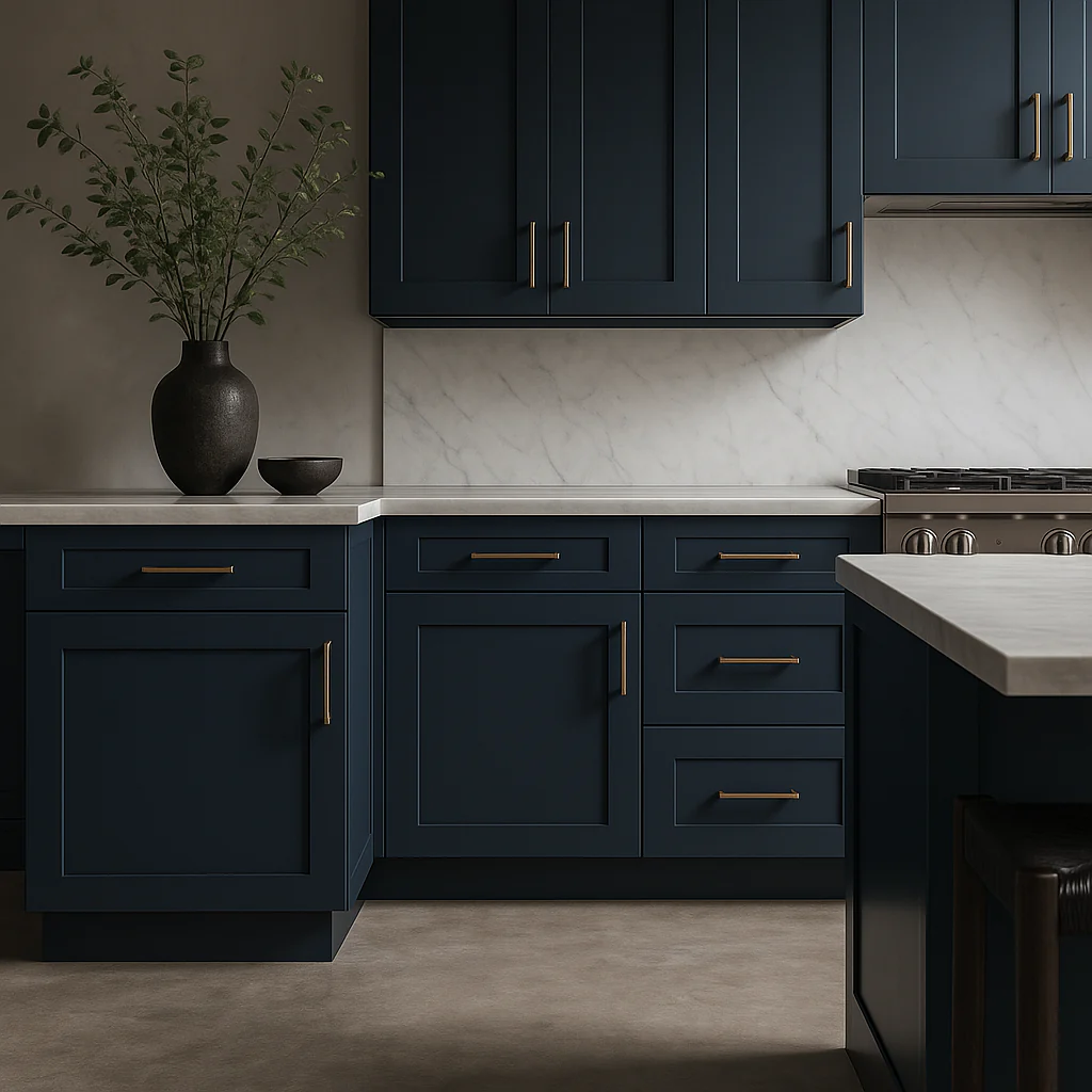 MILL'S PRIDE Valencia Blue Shaker Base Kitchen Cabinet - Ready to Assemble - Image 2