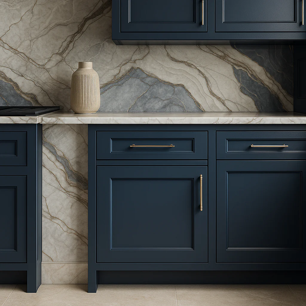 MILL'S PRIDE Valencia Blue Shaker Base Kitchen Cabinet - Ready to Assemble - Image 4