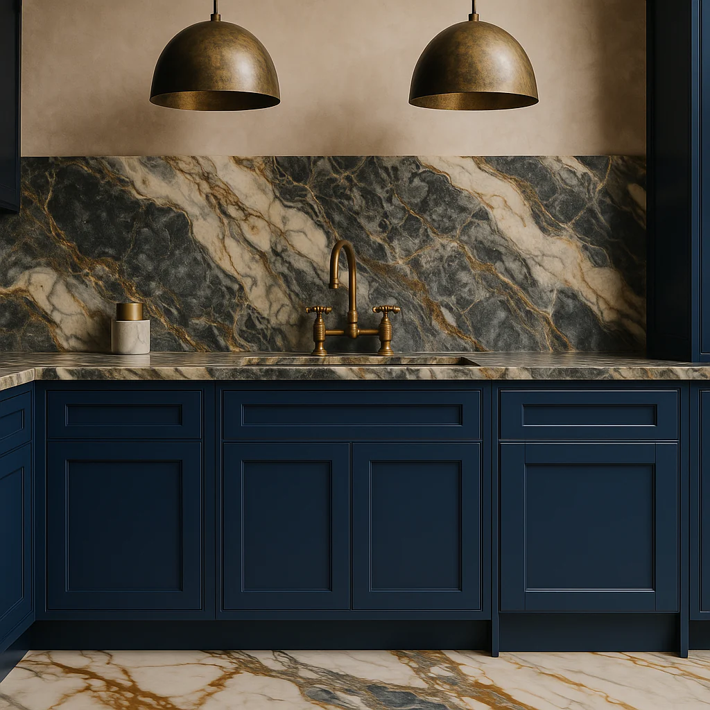 MILL'S PRIDE Valencia Blue Shaker Base Kitchen Cabinet - Ready to Assemble - Image 3