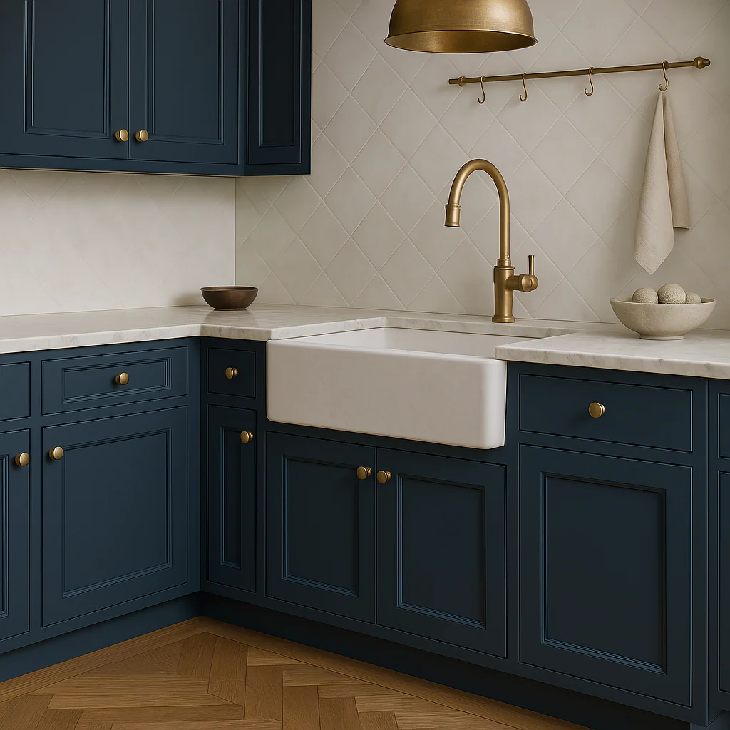 MILL'S PRIDE Valencia Blue Shaker Base Kitchen Cabinet - Ready to Assemble - Image 4